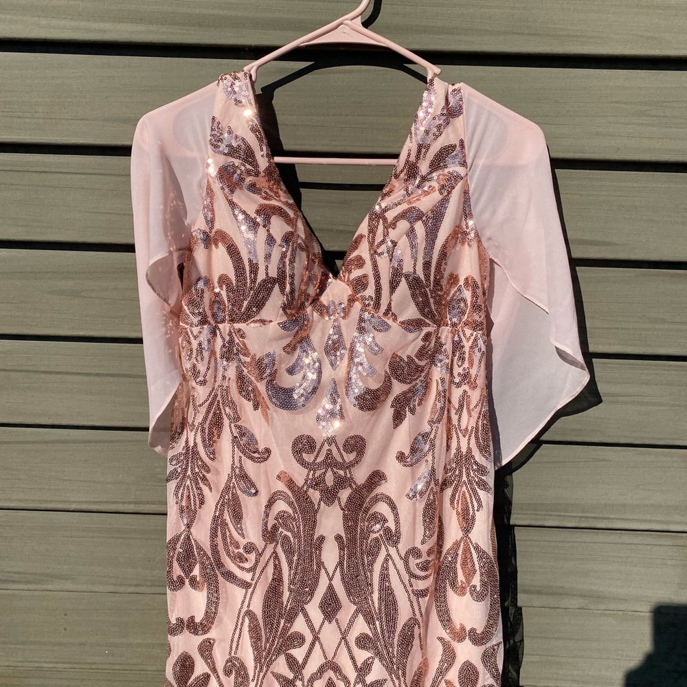 Elegant Sequin Embellished Dress